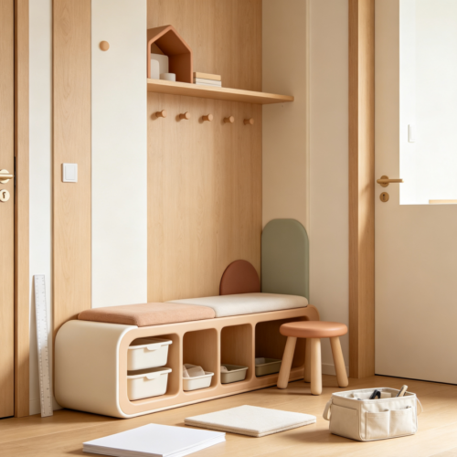 Child-Friendly Entryway Corner