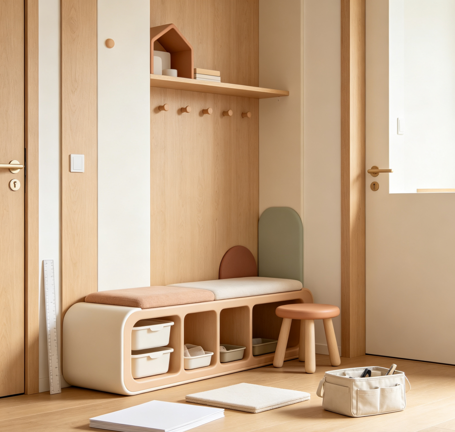 Child-Friendly Entryway Corner