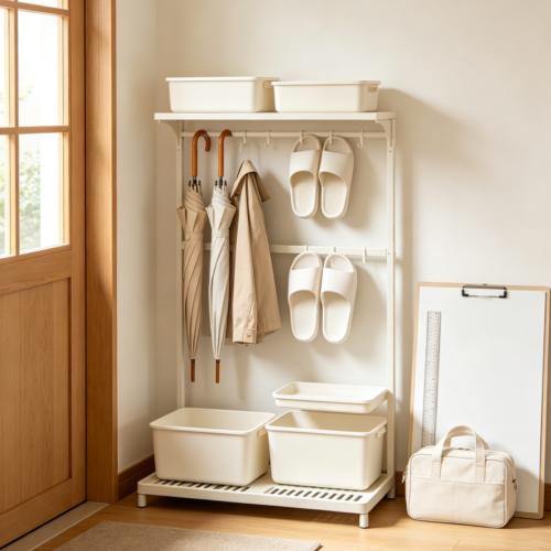 Rain Gear Drying & Storage Rack