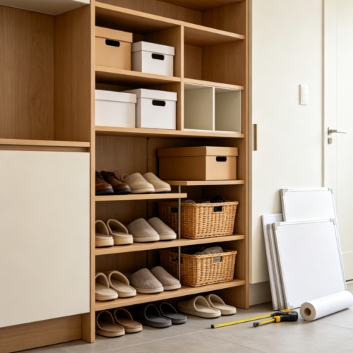Seasonal Shoe Rotation Cabinet