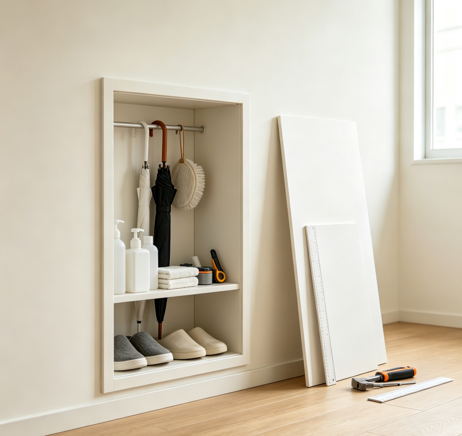 Concealed Niche Storage Kit
