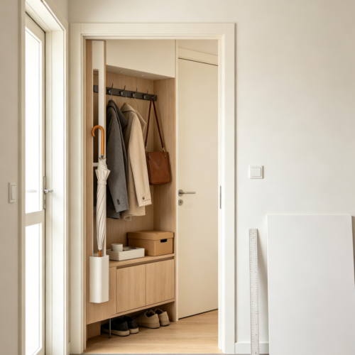 Behind-the-Door Space Utilization Plan