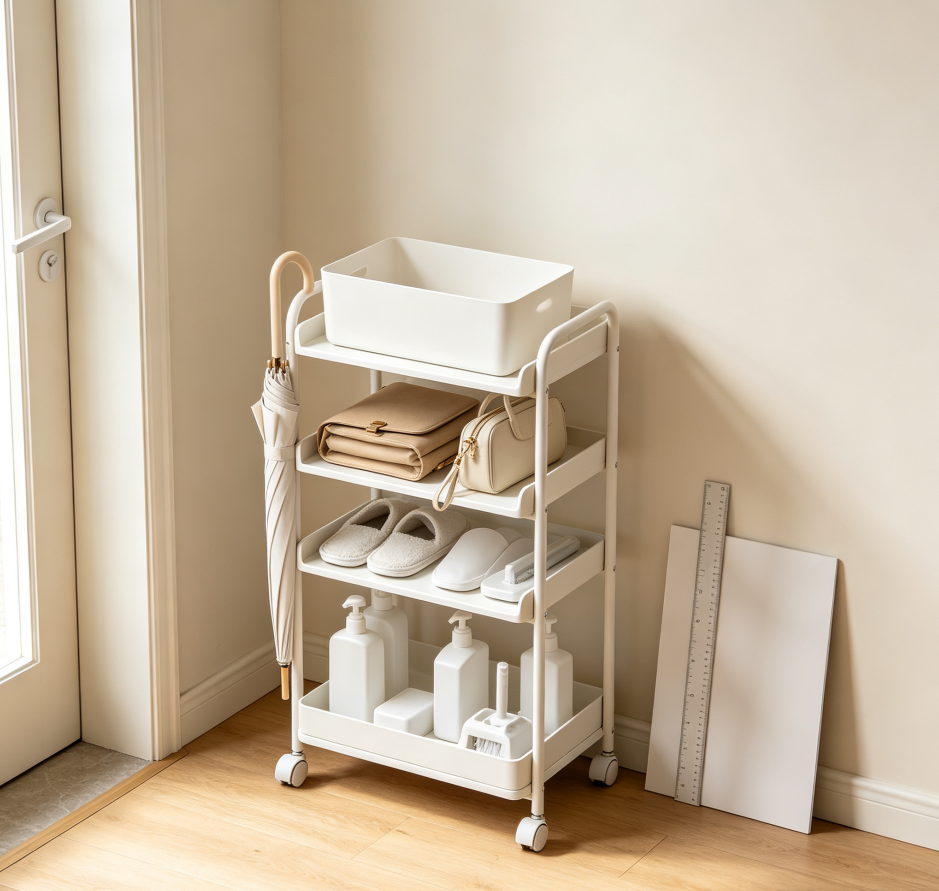 Mobile Entryway Utility Cart